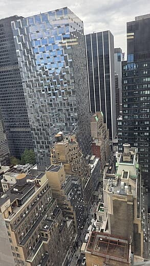The Diamond District from above