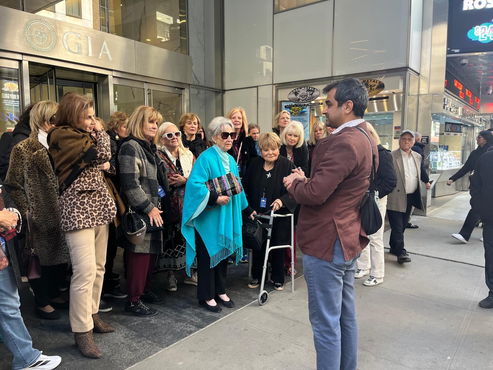 guest gets a glimpse of how new york developed as a major diamond district